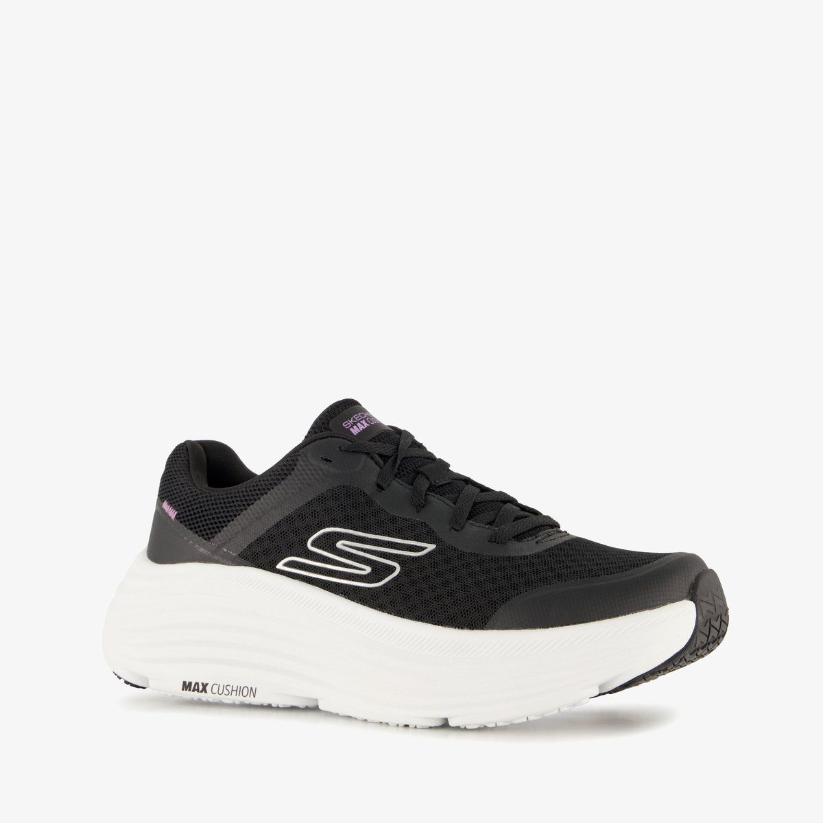 Skechers Max Cushioning Endeavour dames sneakers zwart - Maat 41 - Uitneembare zool