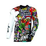 O'NEAL Mayhem Crank Unisex T-shirt, Crank Black/Multi, M