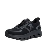 Rieker U3504 lage sneakers voor heren, zwart, maat 45