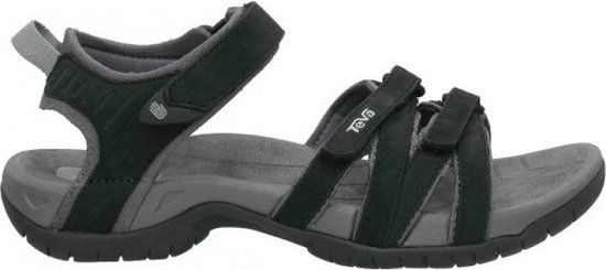 Teva Tirra Leather - Dames Sandalen - Zwart - Maat 36