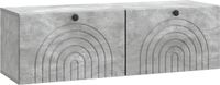 vidaXL Wandmontage TV-kast Betongrijs 98 x 31 x 30 cm Bewerkt hout