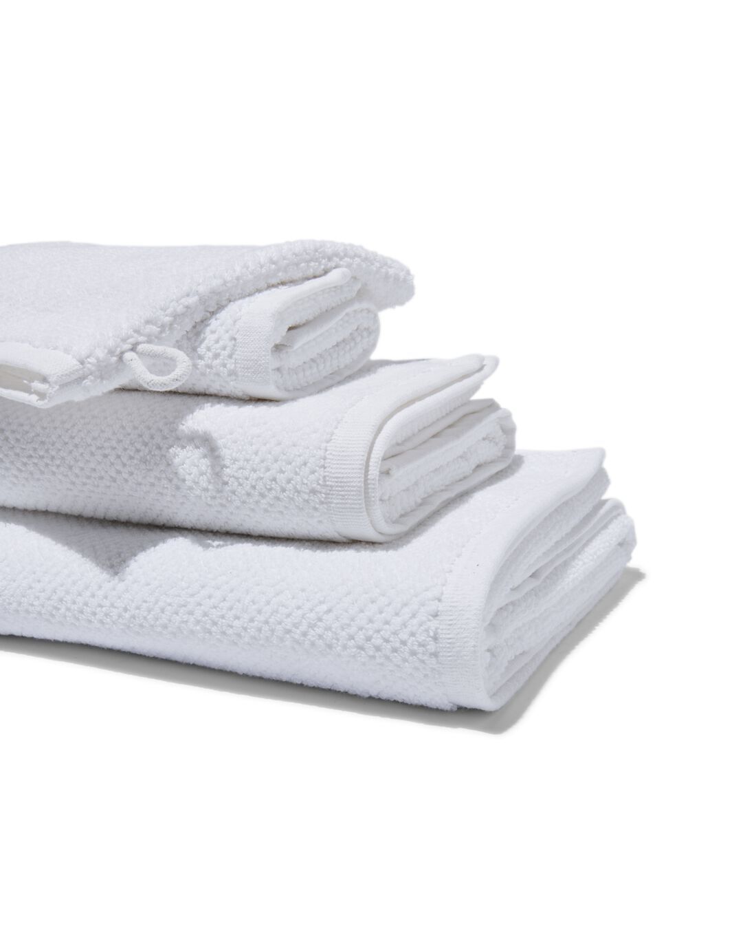 HEMA HEMA Handdoeken Tweedekans Recycled Katoen Wit (wit)
