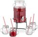 Sans marque Distributeur de miel / Distributeur de sirop Distributeur en verre Distributeur de miel Pots à miel - Distributeur de boissons avec robinet, robinet de soutirage