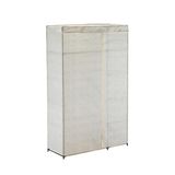 MSV XL Stoffen kast, kledingkast, vouwkast, campingkast, stof met kledingstang, 110 x 174,5 x 45 cm