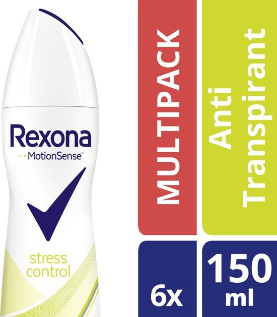 Rexona Women Anti-transpirant Spray Stress Control 150 ML 6 stuks