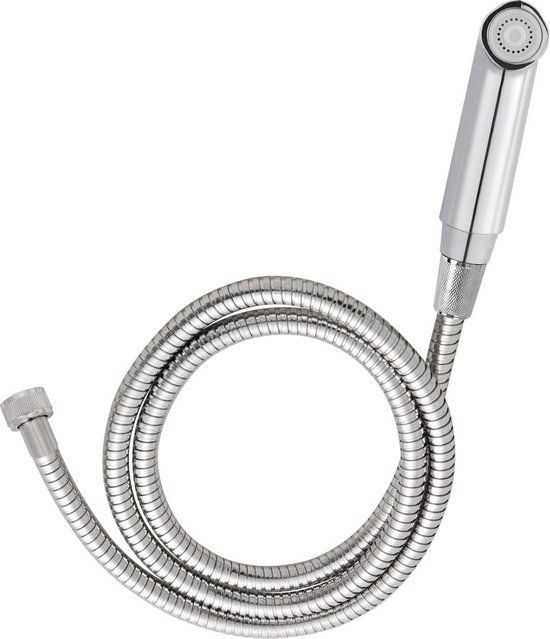 Go by Van Marcke Gabo Handdouche Sproeiset - Chroom - 150cm Doucheslang
