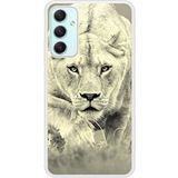 Lionne Verstevigd hoesje met sublimatie bedrukking, compatibel met Samsung Galaxy A34