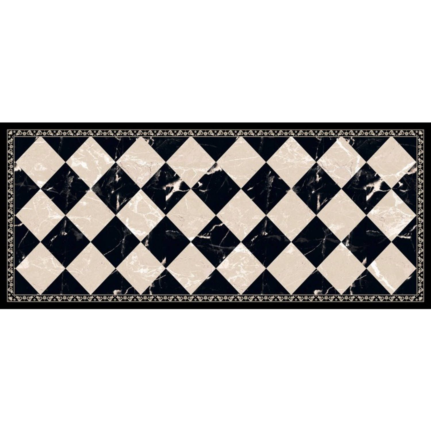 MD-Entree Vloerkleed Smuq Florence - 67 x 150 cm - Grijs