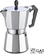 G.A.T. Italia Lady Oro Moka Percolator 9 kops - 450ml - Made in Italy