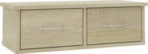 vidaXL Wandschap met lades, 60x26x18,5 cm, bewerkt hout, sonoma eiken