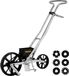 Vevor Tuin Push Zaaimachine 78-84cm Hoge Tuin Duw Zaaimachine Aluminium en ABS Rij Gewas Planter met Zes Verwisselbare Zaadplaten en Rijmarkering voor Het Zaaien van Verschillende Gewassen en Groenten