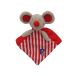 CyP Brands Atlético de Madrid Doudou mouchoir, animal en peluche pour bébé, souris, Wandi, produit officiel
