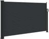 vidaXL Pare-vent rétractable 120x600 cm noir