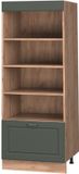 Vicco Keukenrek Fame-Line, Groen-Goud Landhuis/Goudkleurig Eiken, 60 cm
