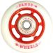 FAMUS Roue 6 rayons 64mm 88A Rouge Blanc [x4]
