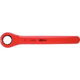 KS TOOLS Ratschenringschlüssel mit Schutzisolierung, 18mm (117.4218)