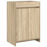 vidaXL Badkamer Onder Wasbak Kast Sonoma Eiken 56 x 37,5 x 81 cm