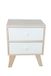 King Home C1708002 Paulownia ladekast met 2 laden met KD poten, 35 x 25 x 45 cm