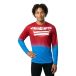 Alpinestars Dura Astars 2.0 - T-shirt de VTT à manches longues, rouge/bleu vif — XL