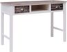 vidaXL Schrijftafel 110x45x76 cm Hout Bruin