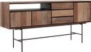 24Designs Metropole Dressoir Groot - B200 X D45 X H95 Cm - Teakhout