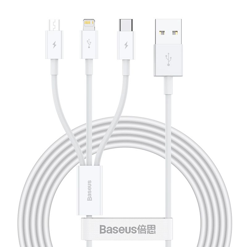 BASEUS Superior USB-kabel - 1,5 m - wit
