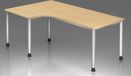HAMMERBACHER VHS82/3/S bureau réglable en hauteur 68,5 - 81 cm érable / argent