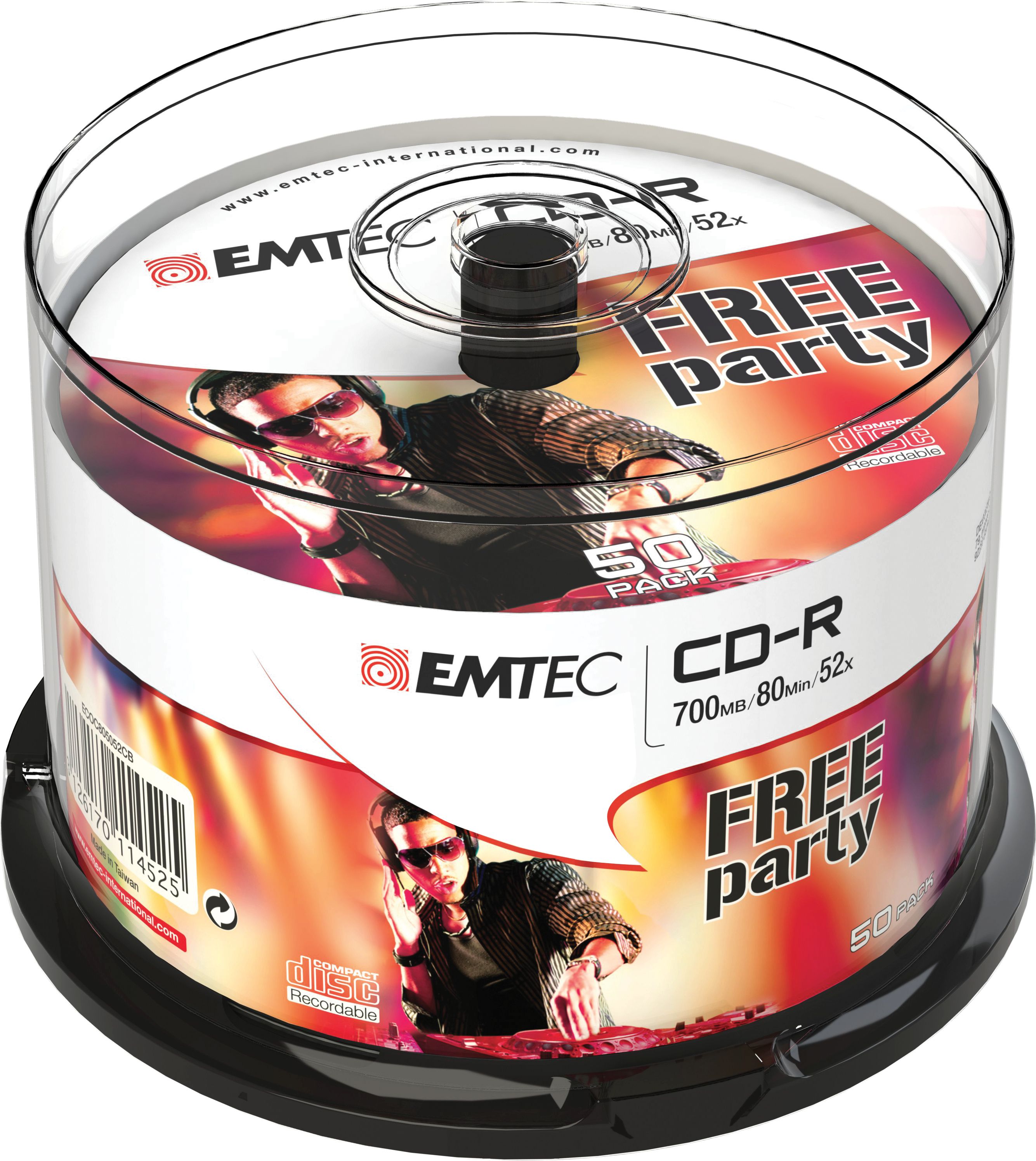 Emtec ECOC805052CB - Lege cd's