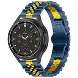 Samsung Stalen band - Donkerblauw met goud - Galaxy watch 7 / Galaxy Watch FE - 40mm & 44mm