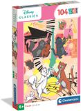 Clementoni - Puzzle - 104 pièces - Aristocats - Puzzle enfant - Dès 6 ans