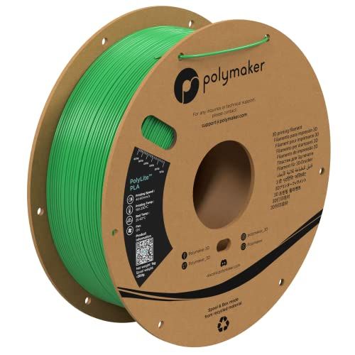 POLYMAKER PolyLite Filament PLA 1.75mm 1000g green