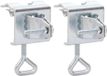 vidaXL Parasolklemmen voor balkon, 2 stuks, 32 mm, verzinkt staal
