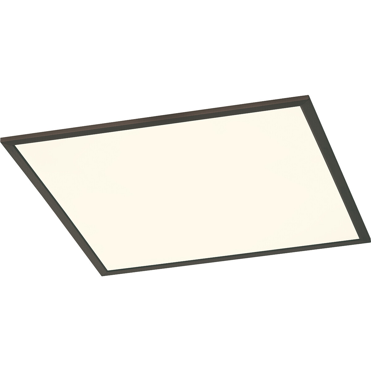 BES LED LED Plafondlamp - Plafondverlichting - Trion Povino - 31W - Warm Wit 3000K - Dimbaar - Vierkant - Mat Zwart - Aluminium