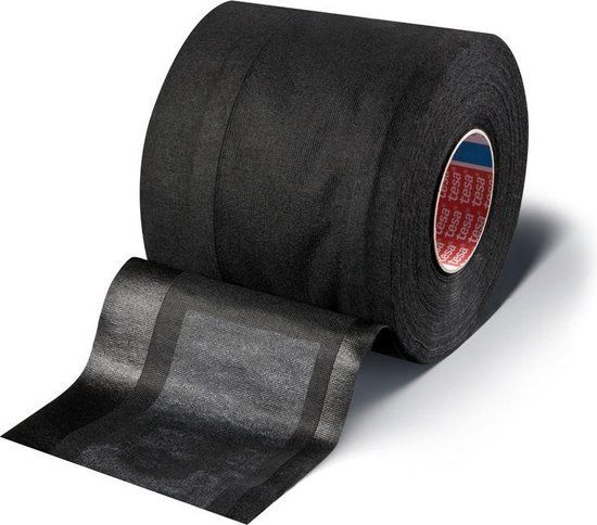 Tesa 51608 Kabelbundeltape - PET-vlies - Zwart - 38mm x 25m