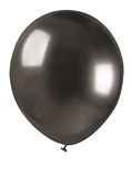 Pack Ciao Pack 100 balloons metallized in natural latex Premium Quality A50 (Ø 13cm / 5"), black metallized
