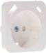 Shada housse pour prise de courant de protection USB Type A + C Blanc