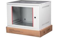 RACKKAST 19" MUUR 12U 19" (L) 542 mm (D) 400 mm KLEUR GRIJS GEMONTEERD