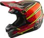 Troy Lee Designs SE5 Carbon MIPS Wings Motocrosshelm Rood XXL