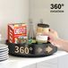 Omgoods - Étagère à épices rotative pour cuisine avec base antidérapante et 26 cm de diamètre