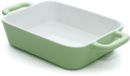 Intirilife Multifunctionele porseleinen ovenschaal Groen 26 x 17 x 5 cm