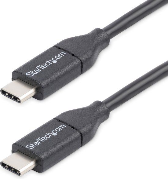 StarTech.com USB-C Cable - 0.5m - USB 2.0 - Black