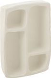 J-Line Wandrek Flint - Papier Maché - Wit - Small