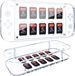 Nintendo Switch Oled Organizer with Transparent Magnetic Micro SD Card Holder