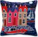 Collection d'Art Kussen borduurpakket Night harbor