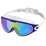 Ambienden Zwembril voor volwassenen met groot frame, anti-condens, uv-bescherming en HD-lens | Zwembril voor dames, uniseks, duiken en watersport in de open lucht -WB