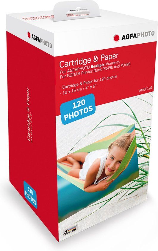 AgfaPhoto AMOC120 Cartridge voor fotoprinter - 120 prints