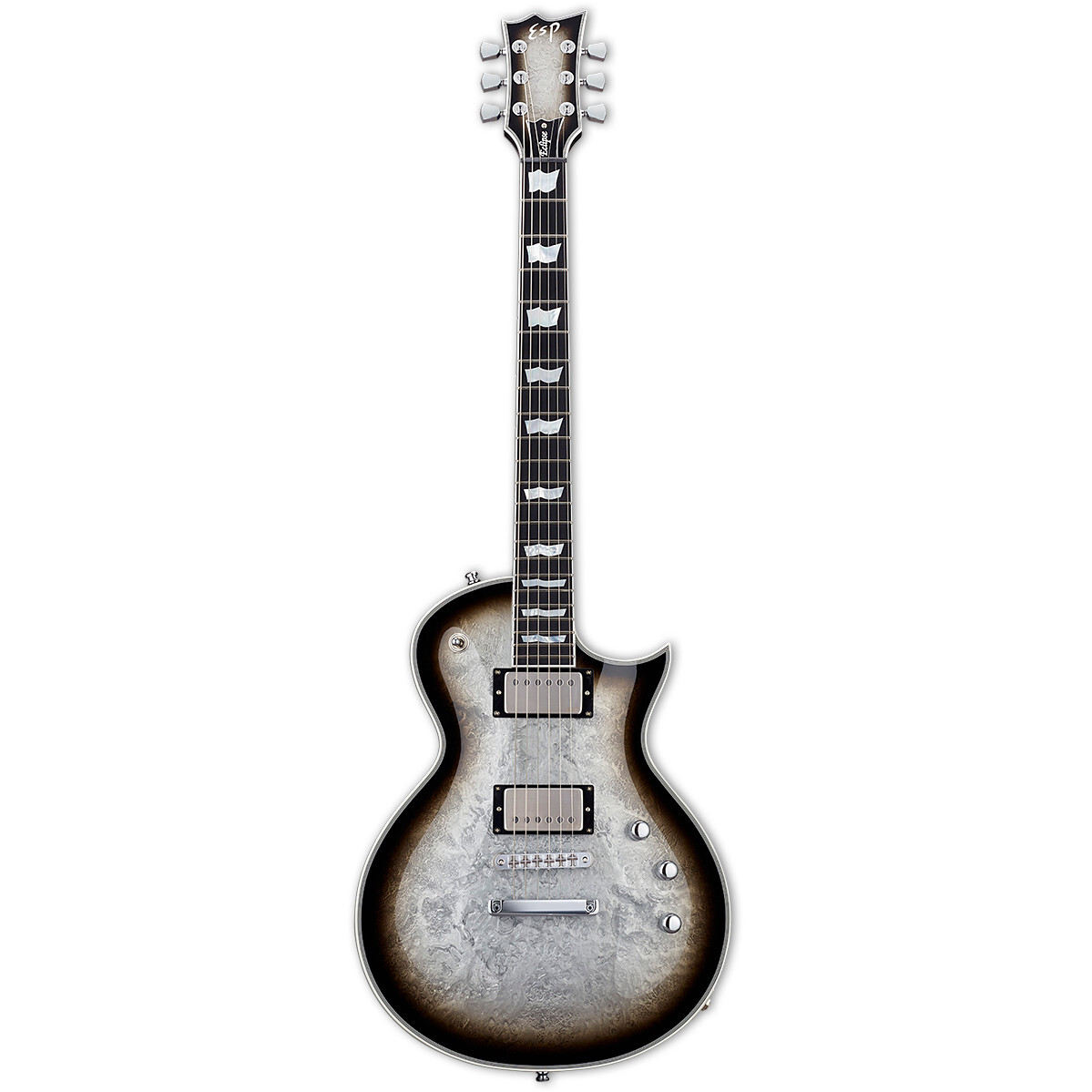 Esp Original Series Eclipse Custom Silver Liquid Metal Burst