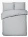 HUSH Living Dekbedovertrek Percale Lichtgrijs 200x220 cm