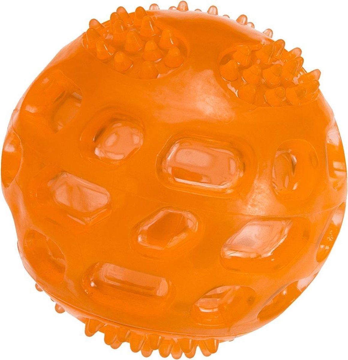 Ferplast Kauw- en Gebitsspeelgoed Bal - 6 cm - Elastomeer - Oranje