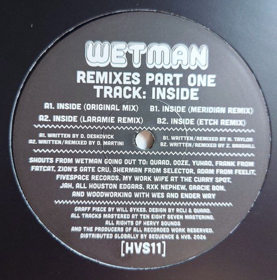 Wetman Heavy Sounds Inside (remixes Part One)
